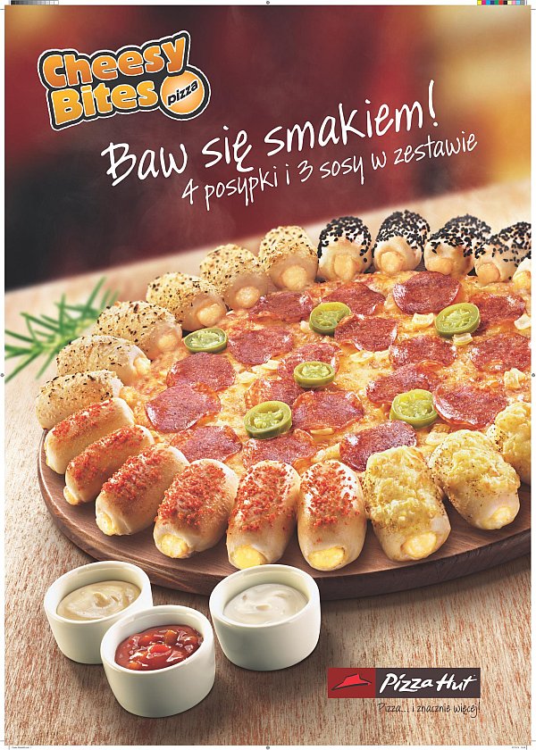 Powraca unikalna Pizza Cheesy Bites, z serowymi kęsami