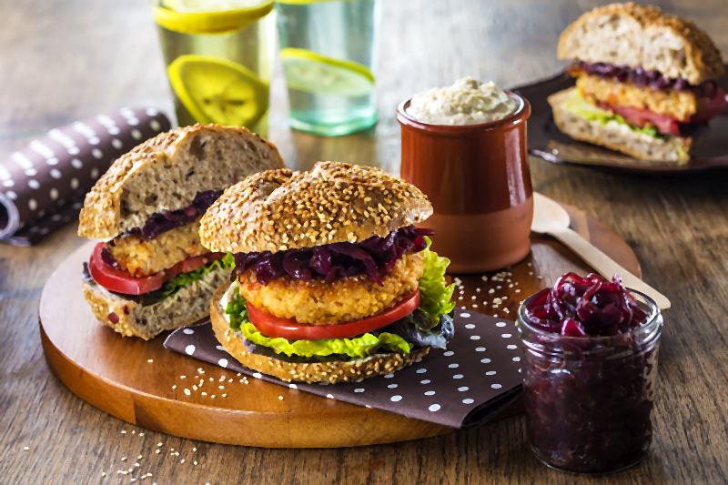 Przepis na burger z kaszy jęczmiennej ? według Babci Zosi