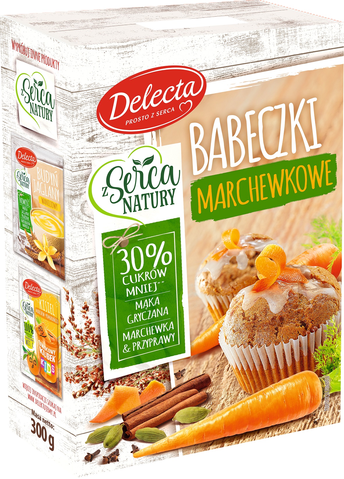 Delecta poleca nowe Babeczki marchewkowe