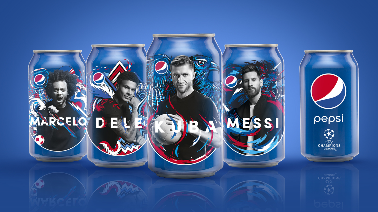 Nowa globalna telewizyjna kampania reklamowa Pepsi łączy piłkę nożną i słynnych piłkarzy