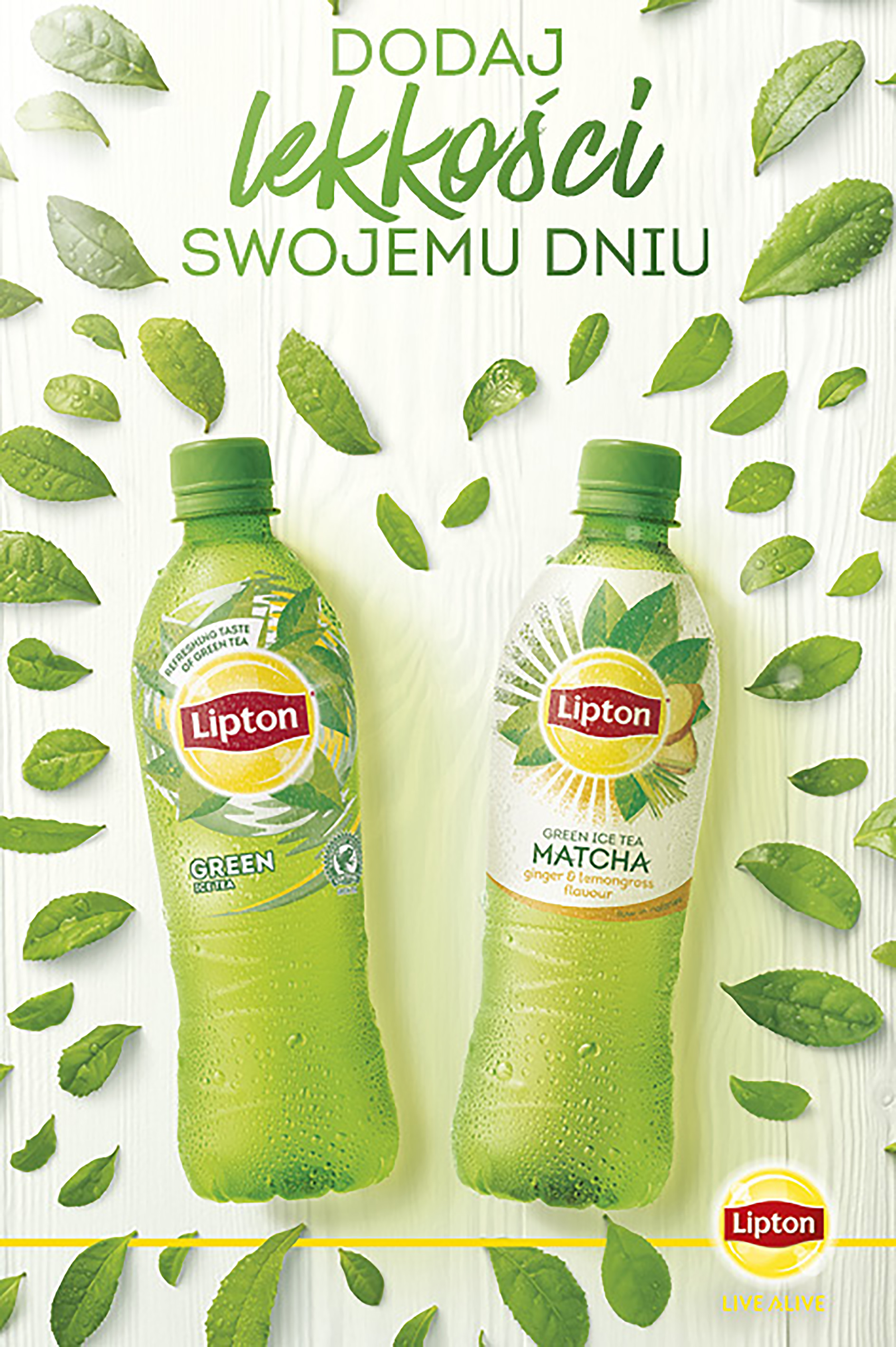 Dodaj lekkości swojemu dniu z Lipton Ice Tea Green