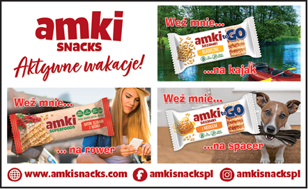 Marka Amki Snacks zachęca do aktywnych wakacji!