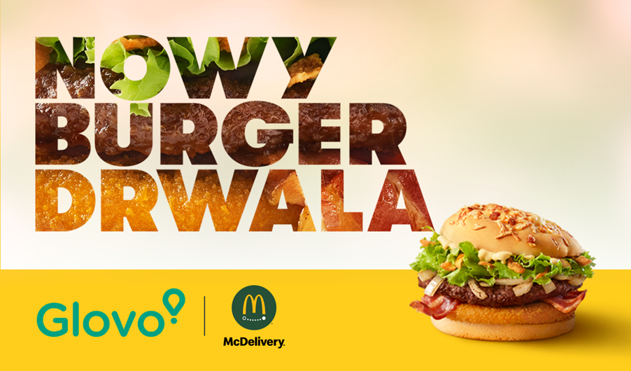 Burger Drwala z Grillowaną Cebulą jest już dostępny! Glovo przygotowało specjalną promocję.